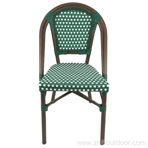 Balcony Aluminum Garden Rattan Coffee Dining Chair Set